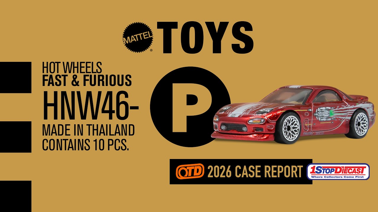 Hot Wheels Fast & Furious Premium // 2026 Zestaw P (mix 2) prezentowany przez 1 Stop Diecast