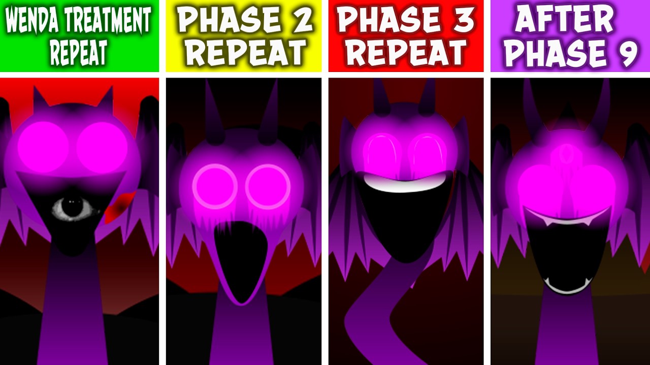 Sprunki Phase 2-3 And Wenda Treatment But REPEAT AFTER PHASE 9