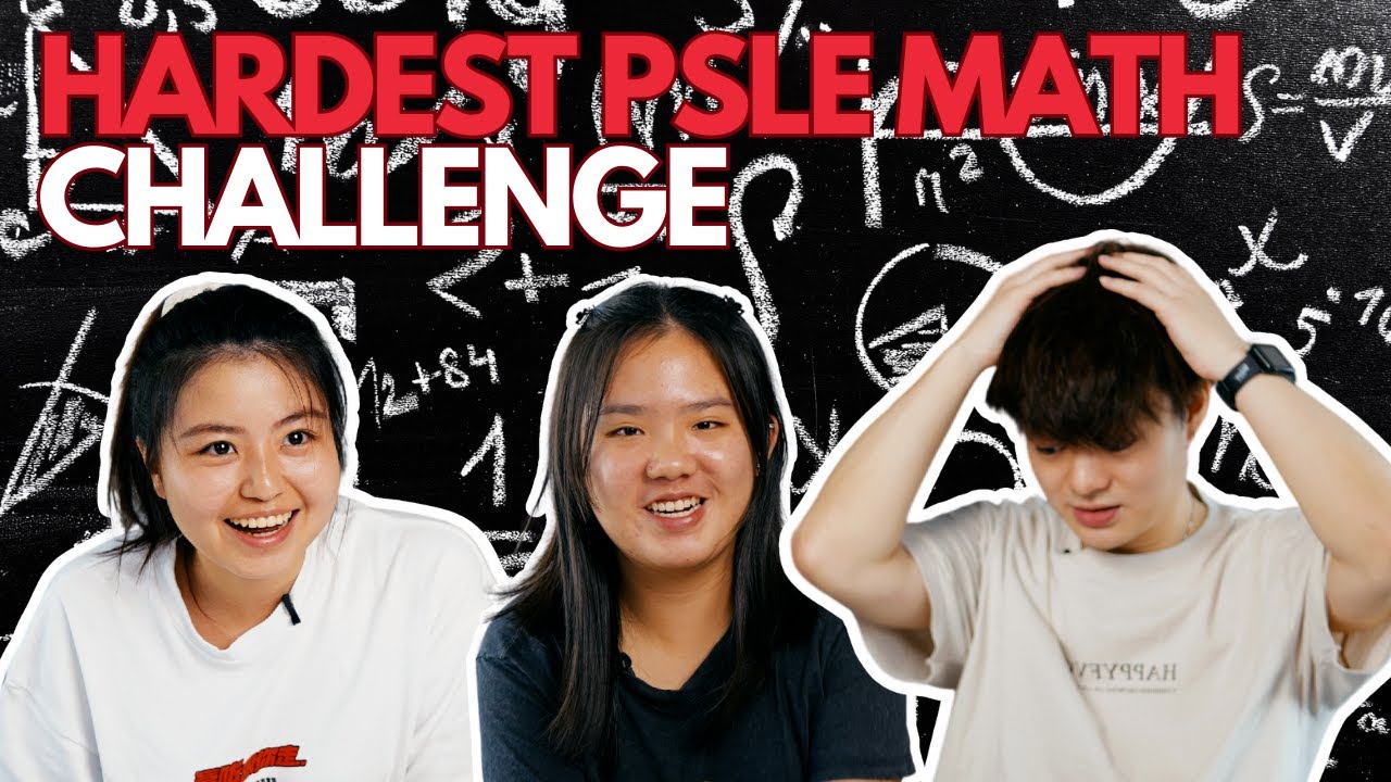 Trying The HARDEST Singapore’s PSLE Maths Questions | UncoverWithMe EP 4