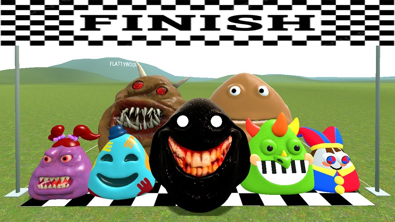 WHO is the FASTEST 3D POU BOU'S REVENGE in Garry's Mod