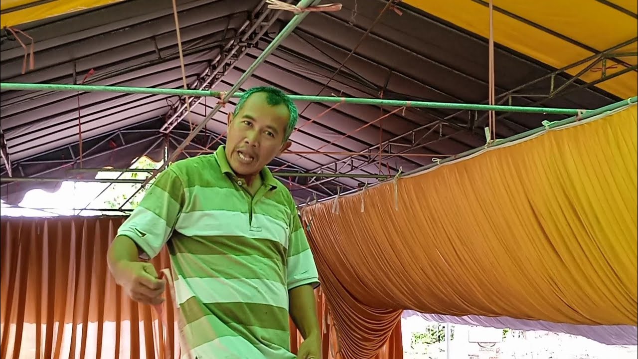 Tutorial Pasang Tenda Talang Ukuran 6 X 16 Meter