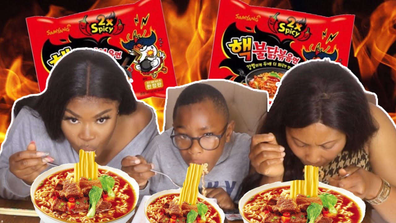 100€ SI TU NE BOIS PAS D'EAU | EXTREME spicy noodle CHALLENGE
