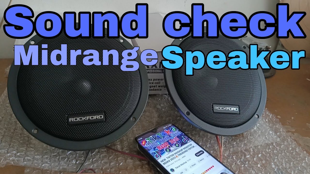 Rockford midrange speaker sound check RXM-650, Grabe subrang lakas.