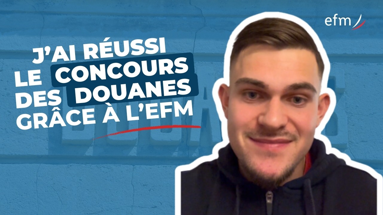Admis au concours de contrôleur des douanes, Témoignage Romain 📹