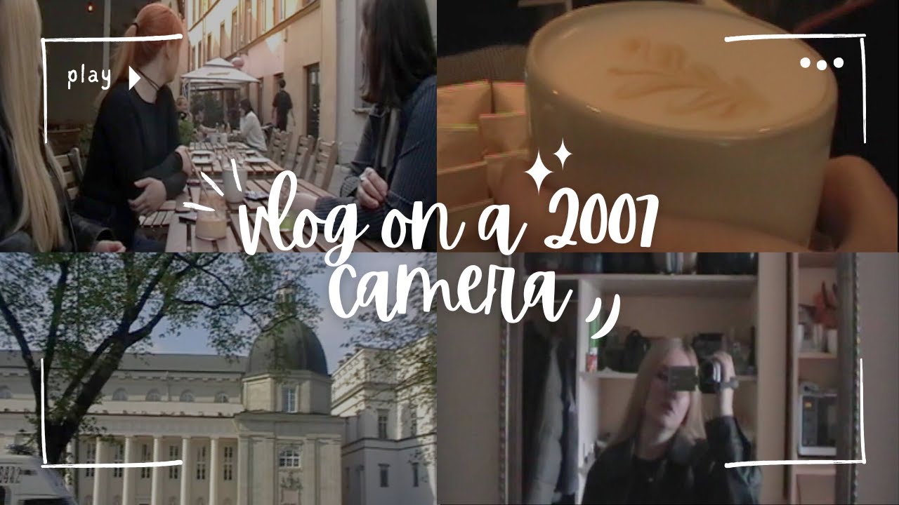 Vintage Vibes in Vilnius | Влог на Panasonic 2007 &mdash; учеба, кофе и весенние дни