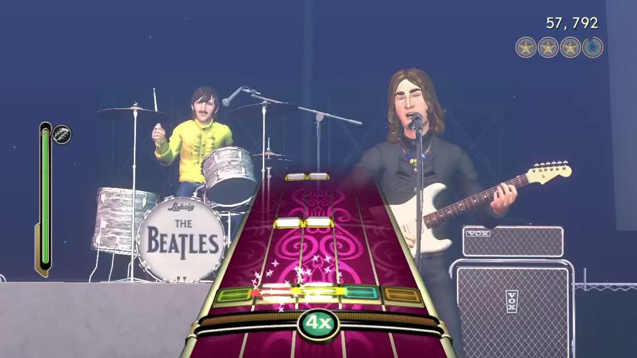 The beatles Rock Band rock band live