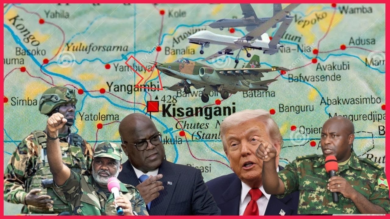 KISANGANI MU RUGAMBA 🔥 M23 Itwitse Drones Nangaa Atanze  gasopo kuri Tshisekedi  n' abamushyijyicyiy