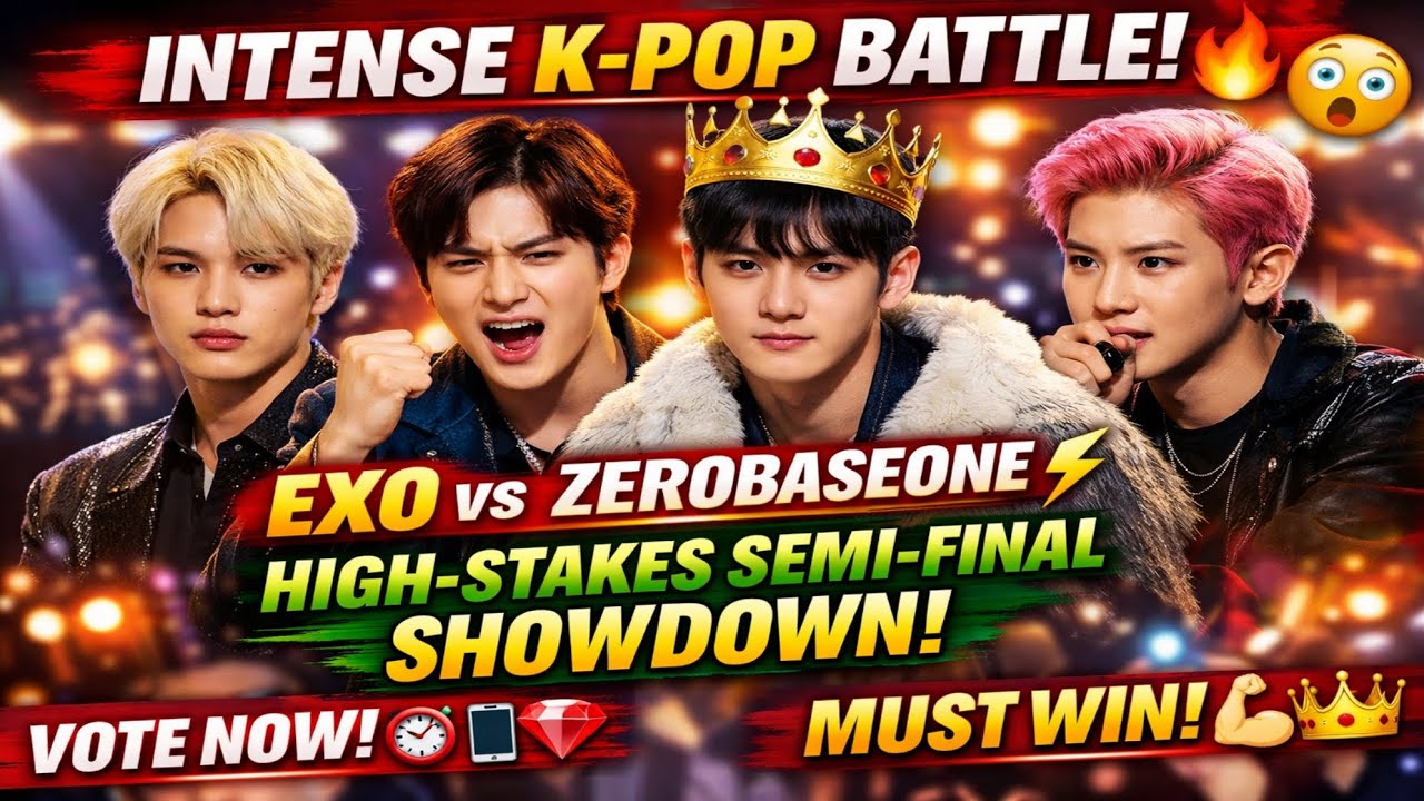 👑🔥 EXO-Ls UNITE! Semi-Finals Voting Guide for EXO CROWN 💙🩷#japan #korean #exo #japanese #kpop 