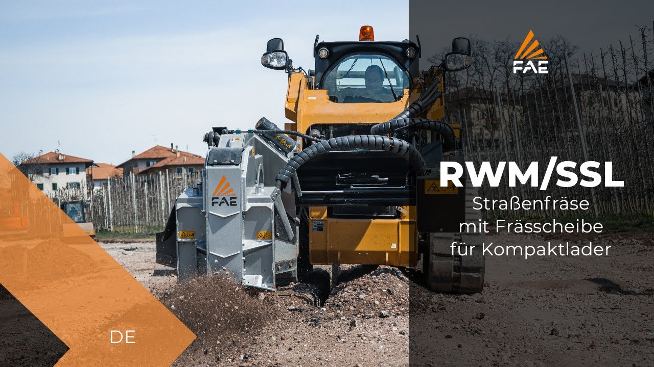 FAE RWM/SSL - Scheiben Straßenfräse für Asphalt oder Beton