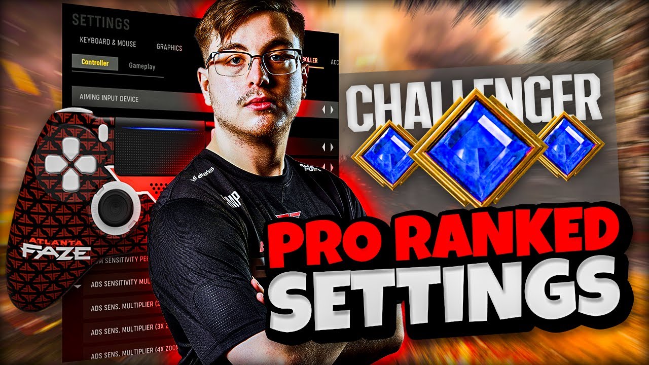 CDL PRO PLAYER Ranked Play Settings in CoD Vanguard! 🔥