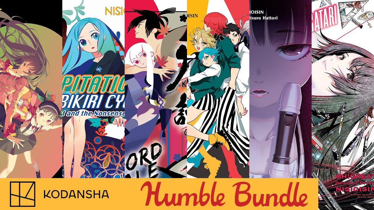 Lots of Nisioisin for CHEAP! Monogatari Pretty Boy Detective Club Zaregoto Katanagatari