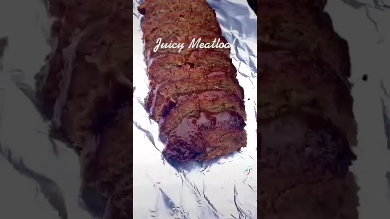 Smoked Meatloaf dripping wet! 