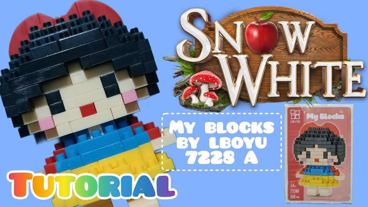 HOW TO BUILD MY BLOCKS SNOWWHITE !! Panduan Menyusun My Blocks Snowwhite | MY BLOCKS BY LBOYU 7228 A