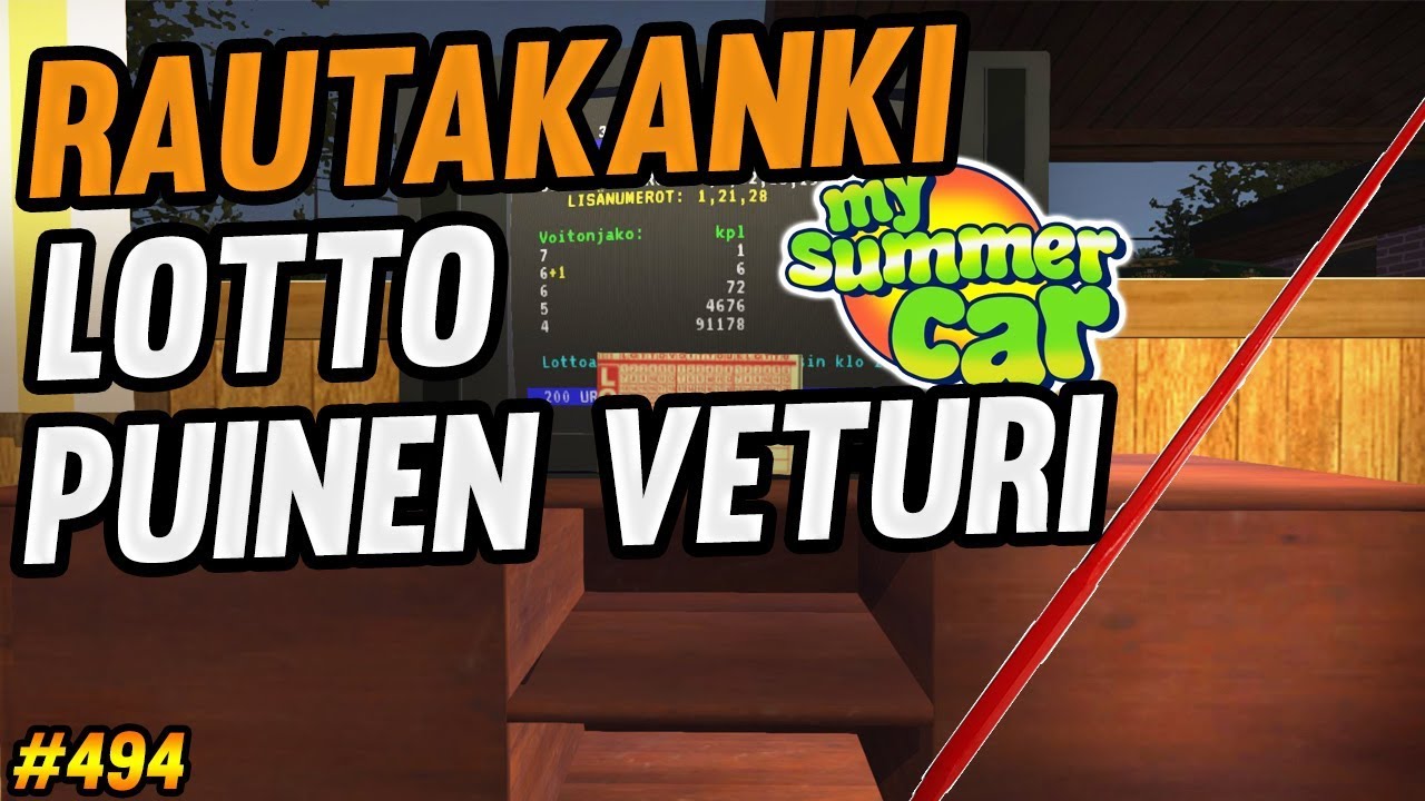 My Summer Car #495 | Rautakanki, Lotto & Puinen Veturi!