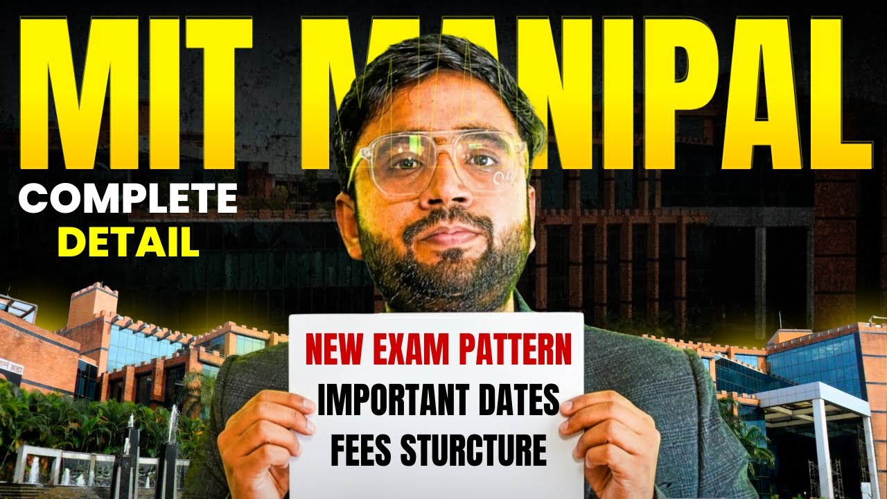 Manipal 2026 Admission Process | BIG Changes in MET 2026 Cutoff & Exam pattern changes