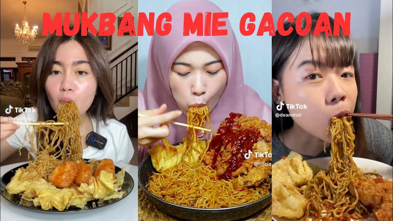 MUKBANG MIE GACOAN🥵🥵||KOMPILASI VIDEO MUKBANG TIKTOKERS