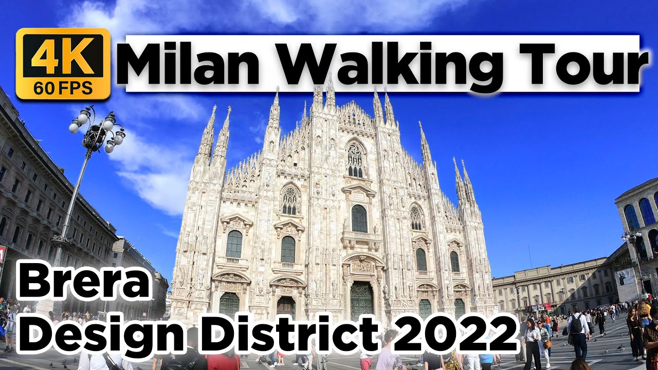 🚶🏼Brera Design District 2022 - Milan Italy [4K 60fps]