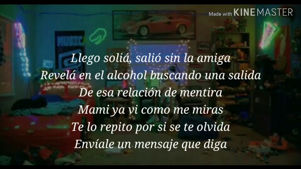Bad Bunny - soli&aacute; (Letra)