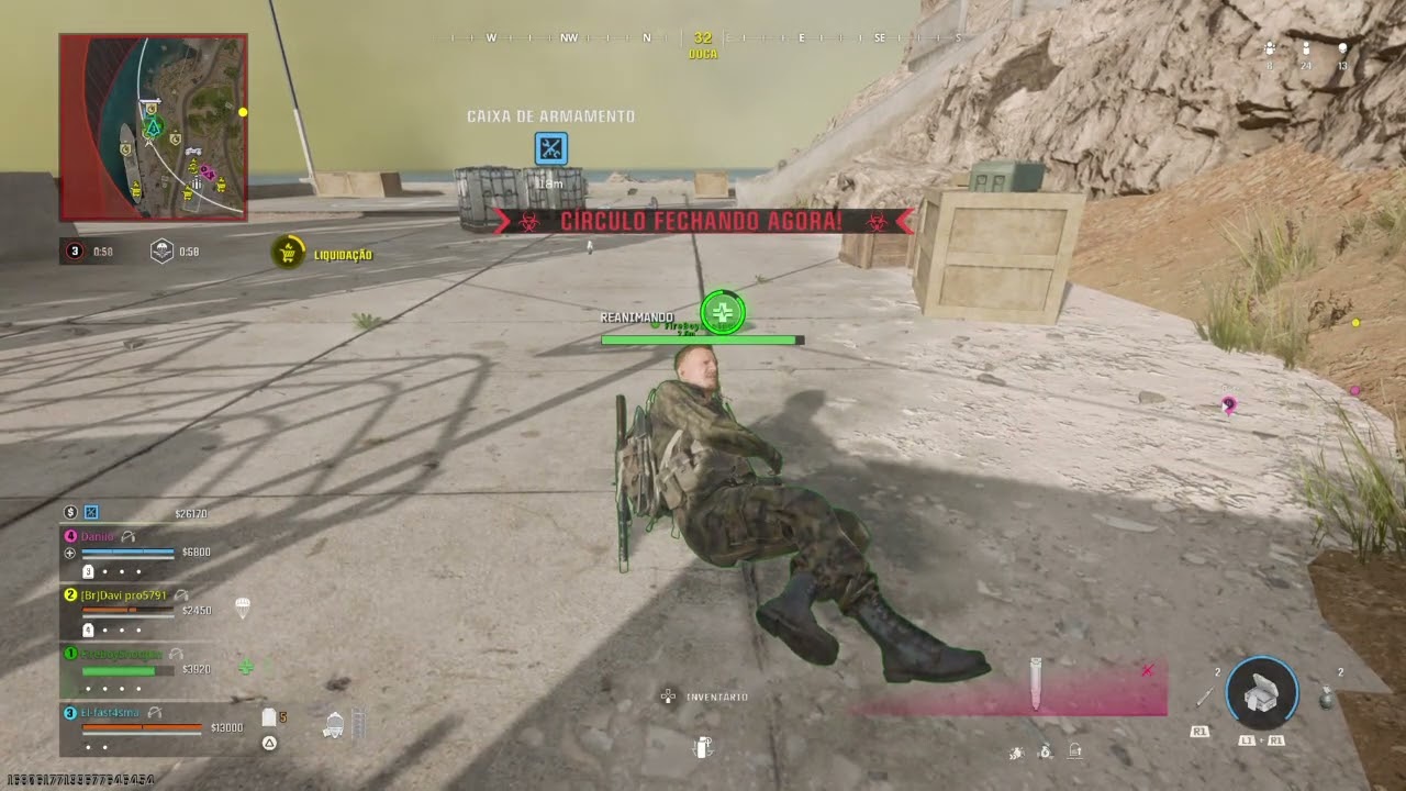 Warzone Vitória horrível