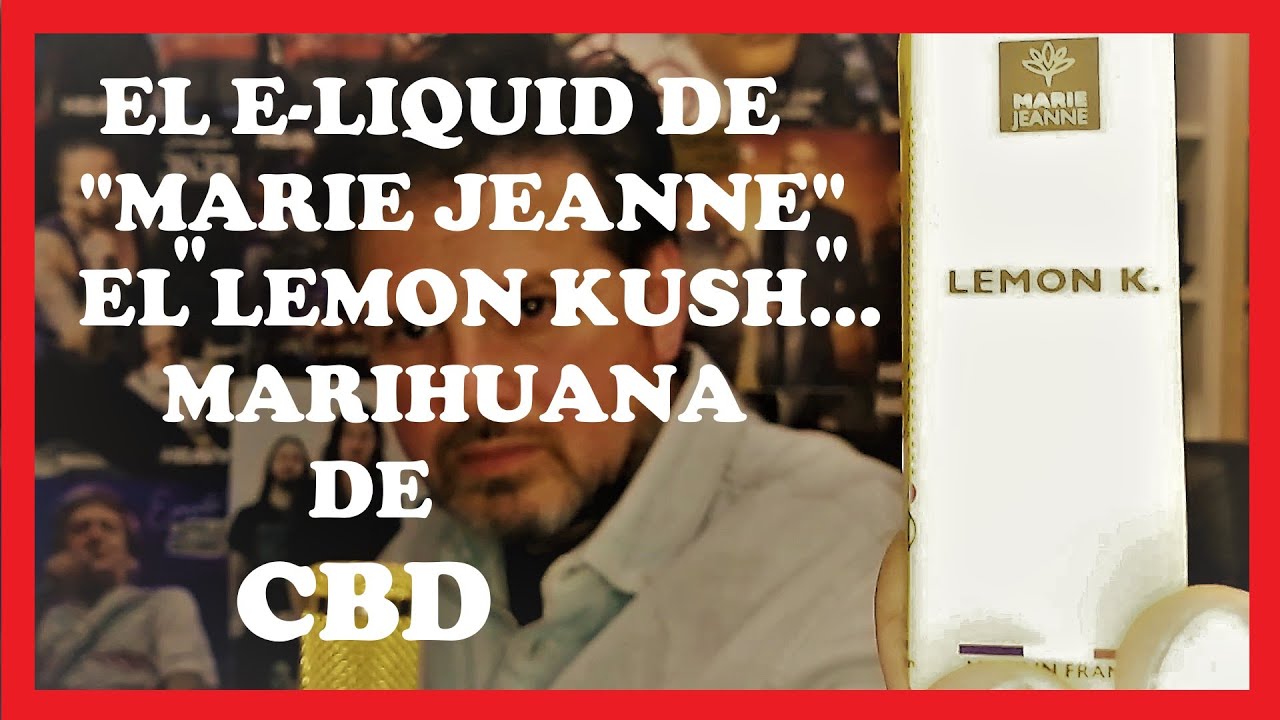 Vapeo CBD con el E-liquid de CBD de Marie Jeanne (MARI JUANA)
