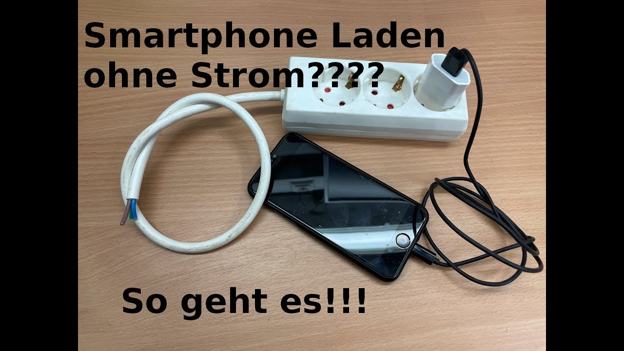 Getestet. Smartphone laden beim Blackout.