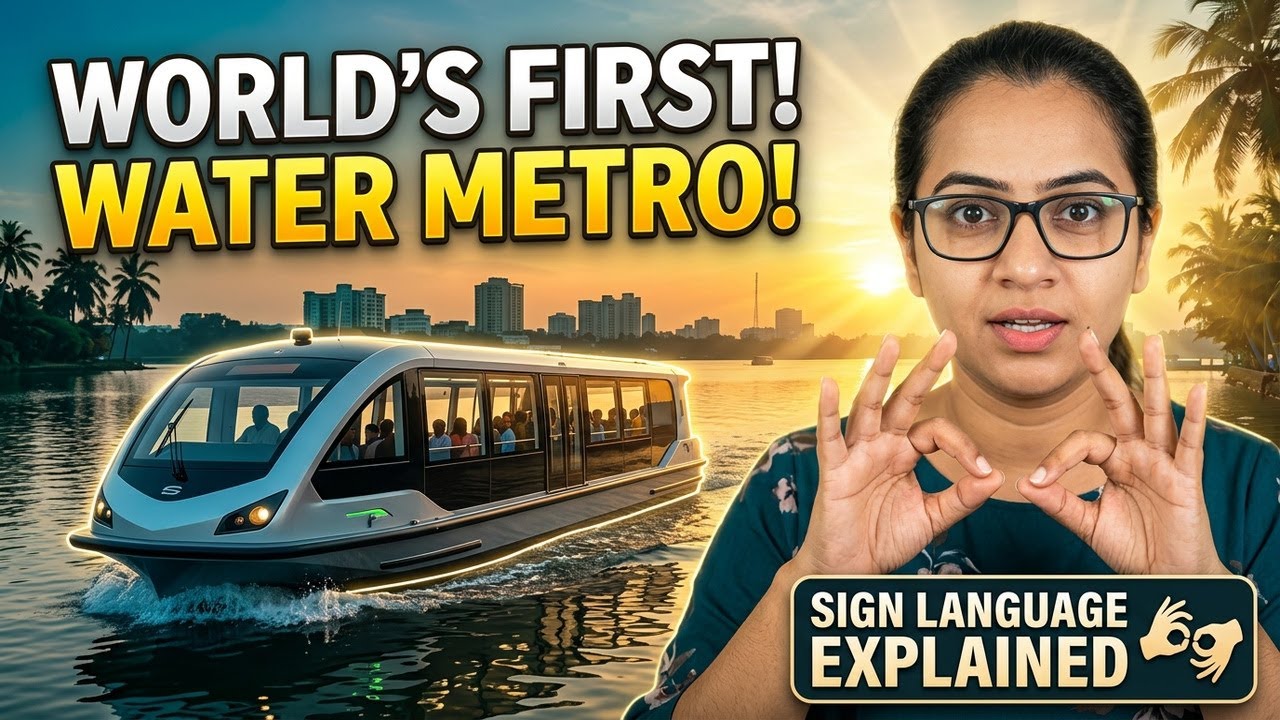 World's First Water Metro | Explained in Sign Language