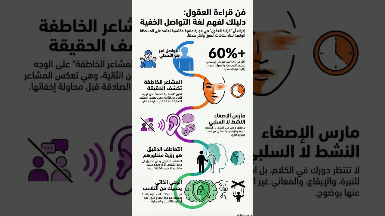 تعلم فن قراءة العقول: كيف تفهم من حولك دون أن يتكلموا؟