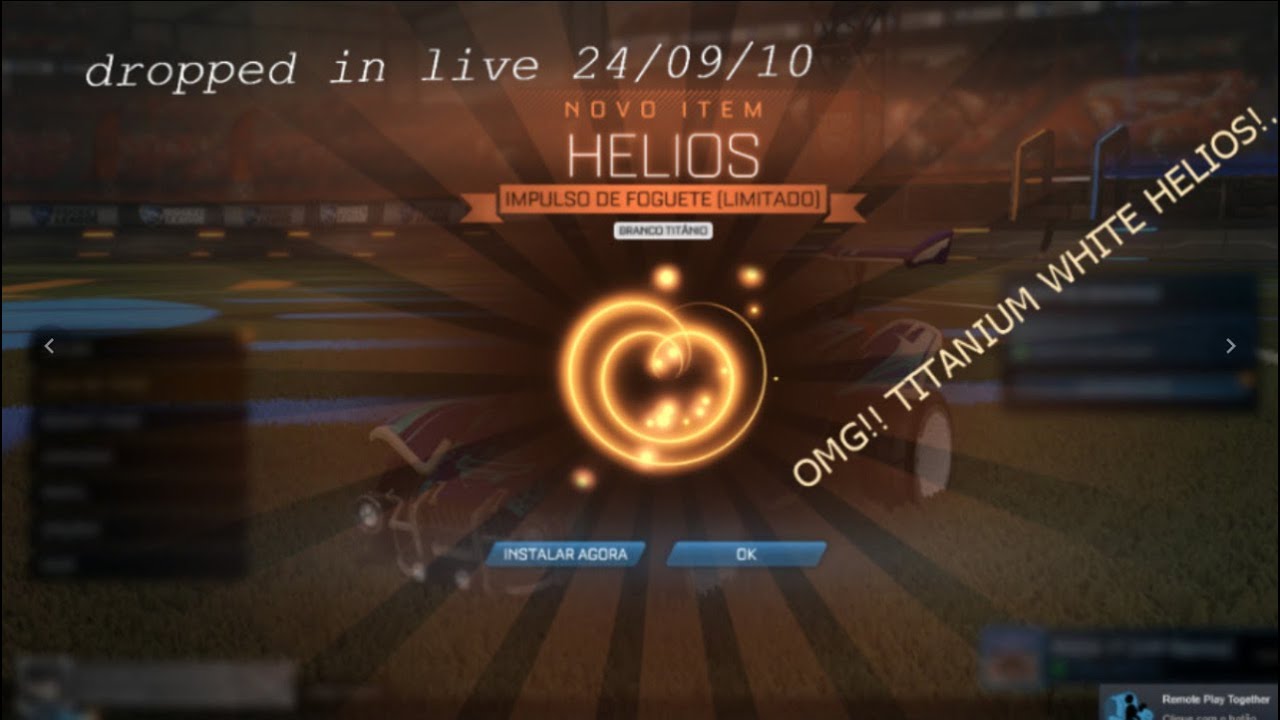 I GOT A VERY RARE DROP !!! TITANIUM WHITE HELIOS.