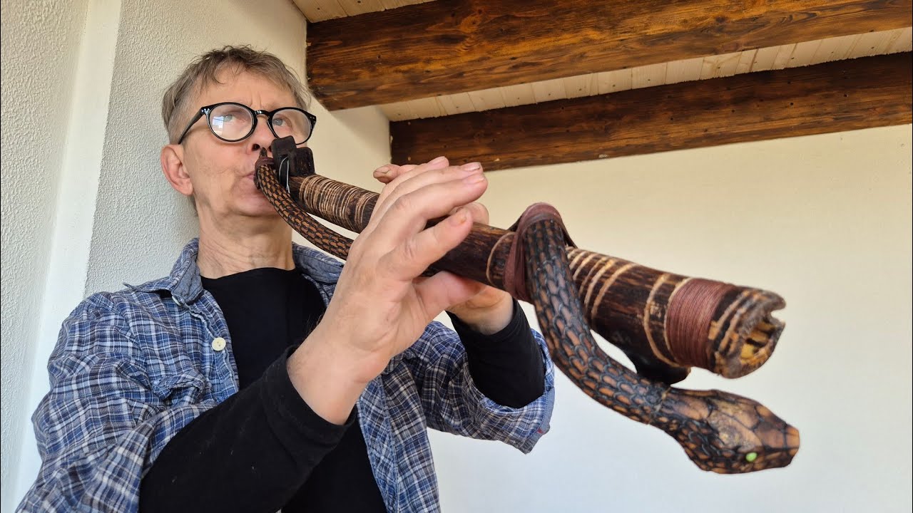 Two new snake flutes created by Igor