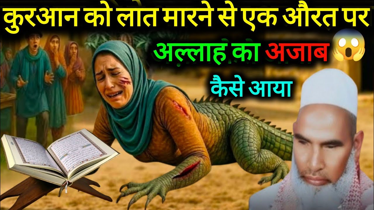 Quran Ko Lat Marne Se Ak Aurat Par Allah Ka  Sakht Azaab 😱Qari Hanif