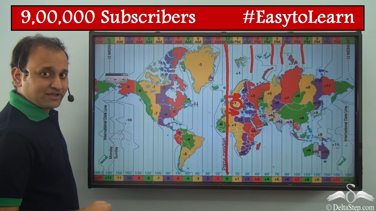 Time Zones | Explained | Geographical Features of Earth | Class 6 | CBSE | NCERT | ICSE