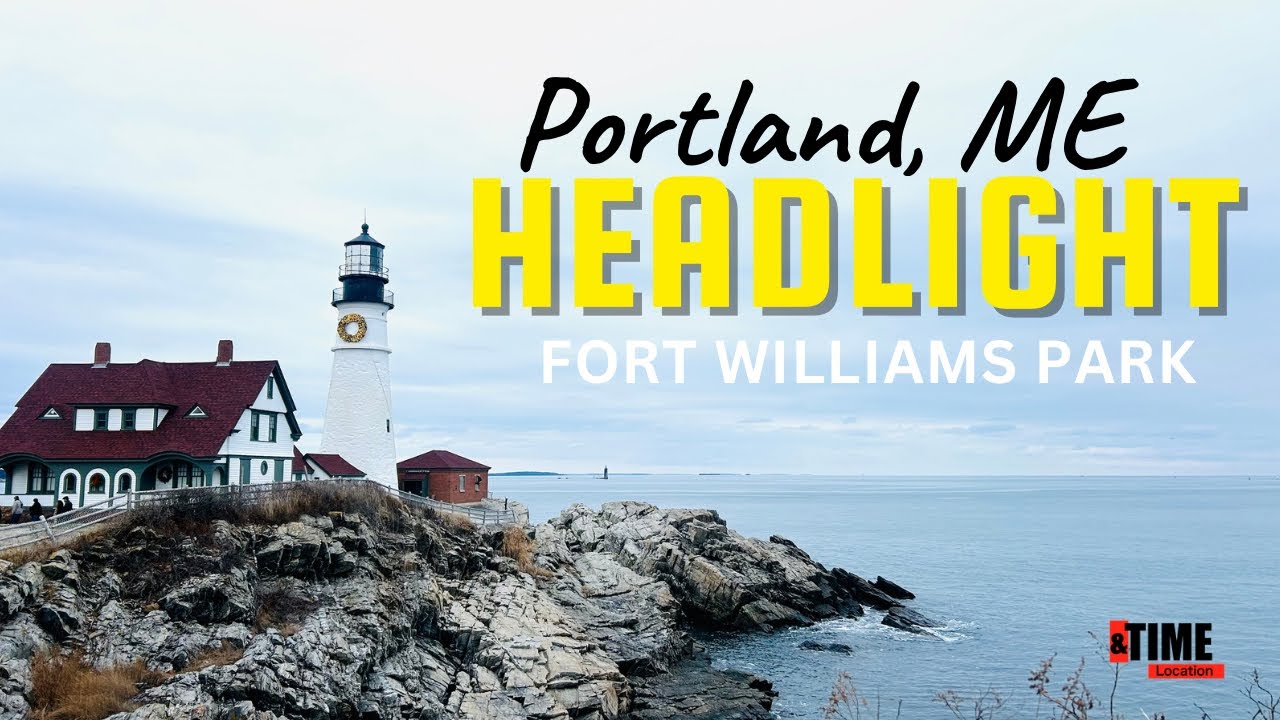 The Famous Portland Head Light| Scenic Walk | Fort Williams Park, Cape Elizabeth, Maine
