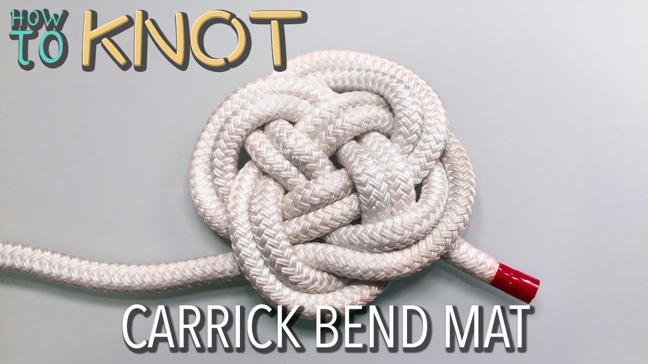 Как завязать коврик Carrick