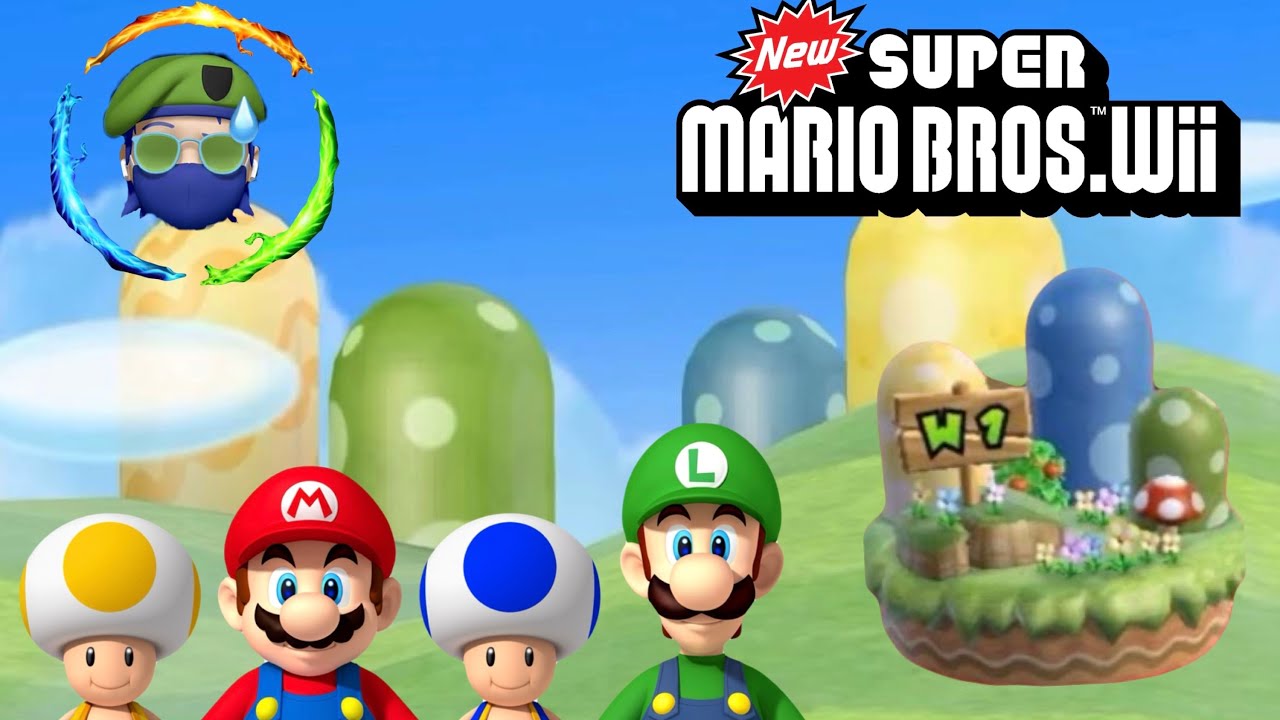 New super Mario Bros Wii : world 1￼￼