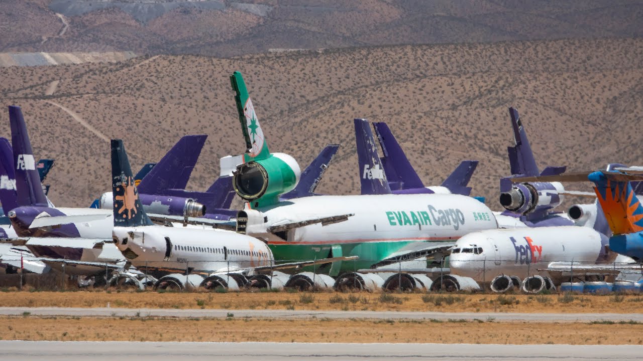 Inside the Victorville Airport Graveyard | Airplane Boneyard Update - July 2026 