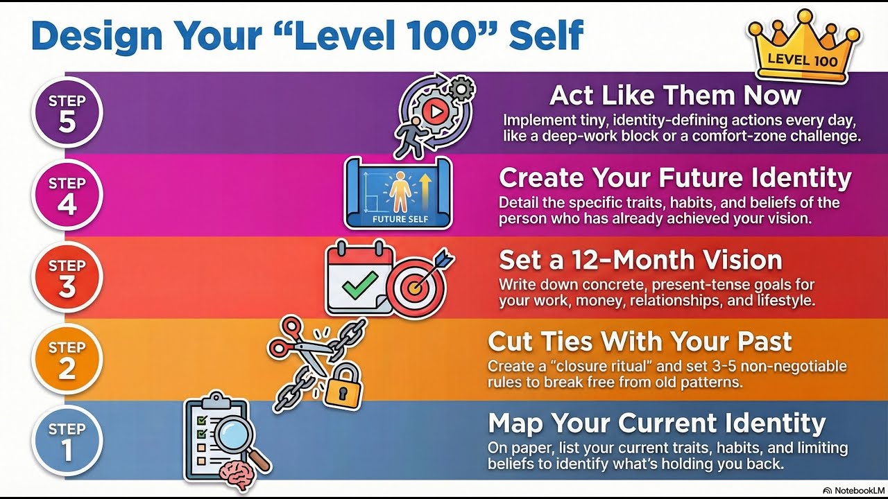 How to Become the Level 100 Version of Yourself (The Identity Playbook)
