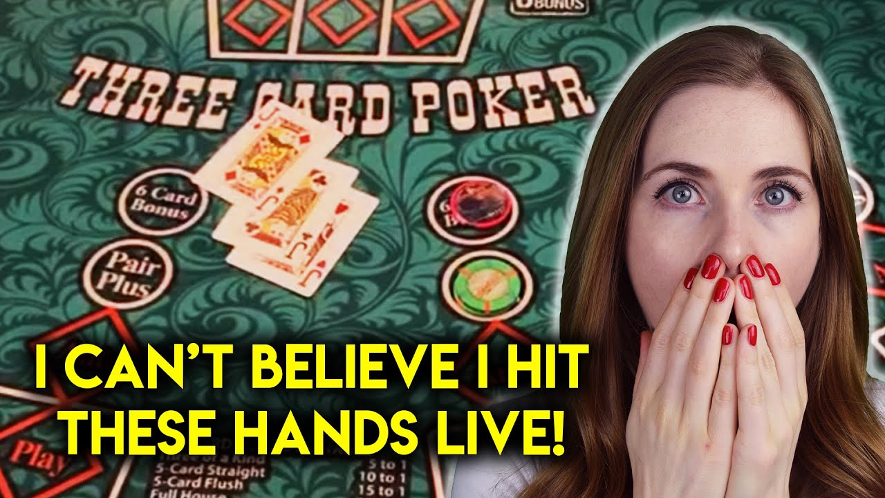 TRIPS AND A STRAIGHT FLUSH!! CRAZY RUN!! EPIC Three Card Poker Livestream!!