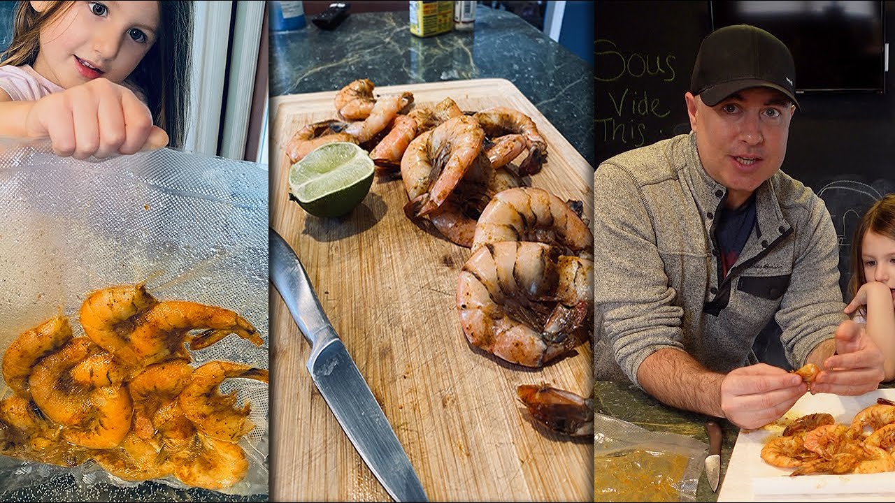 Flavorful Sous Vide Shrimp in Less than 30 Minutes (shell on or off)