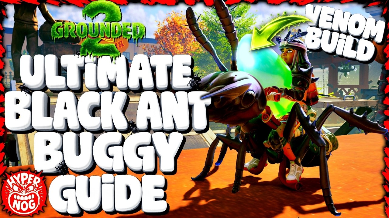 𝗚𝗥𝗢𝗨𝗡𝗗𝗘𝗗 𝟮 - Get The Ultimate BLACK ANT BUGGY! Tier 4 Buffs & Sink Hole Turbo Disk!
