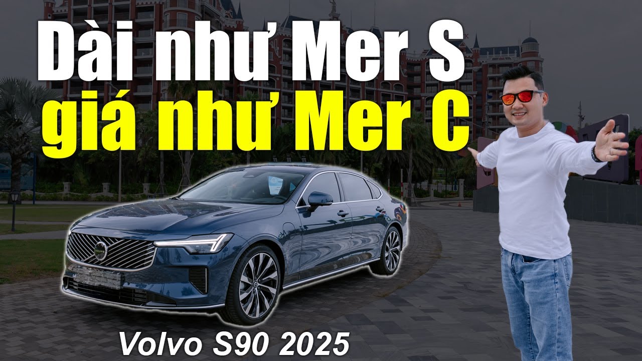 Không còn trẻ để đi BMW, quá mạnh mẽ để đi Mercedes, thì Volvo S90 bạn thấy sao? 