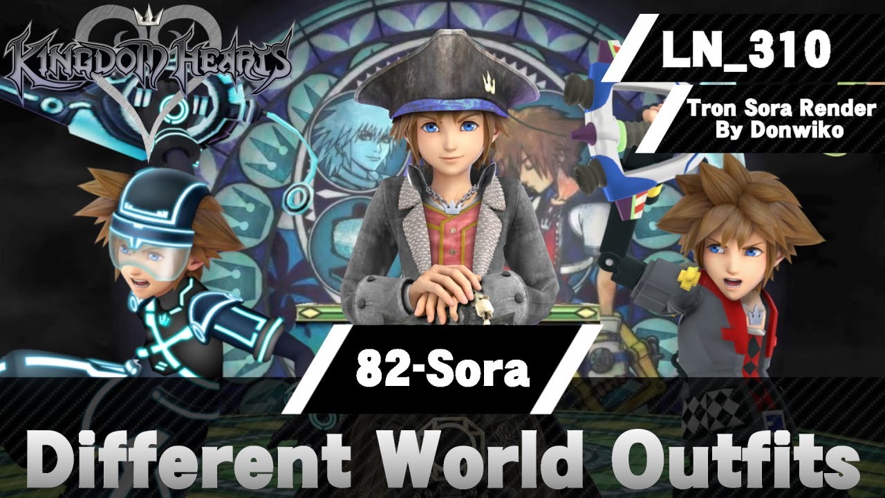 Super Smash Bros Ultimate Mod Showcase: Sora Alternate World Costume Pack!