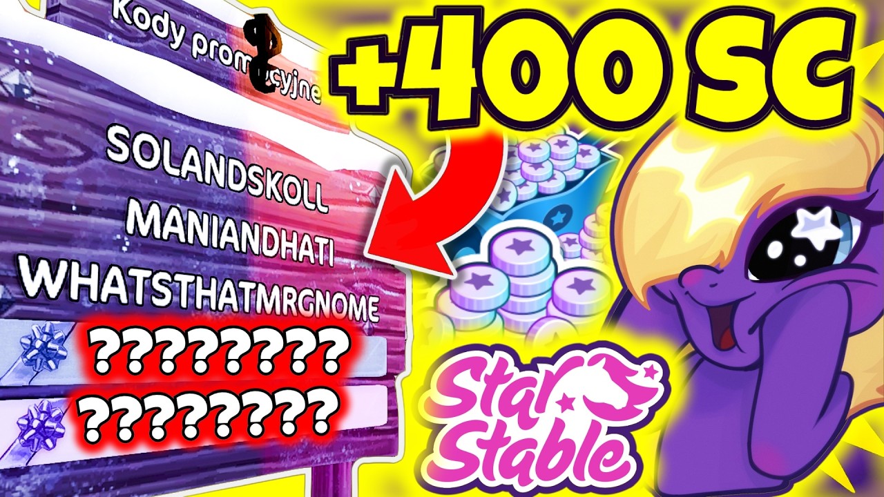 I ALREADY KNOW ALL 5 CODES FOR 400 STAR COINS STAR STABLE!!!!!!