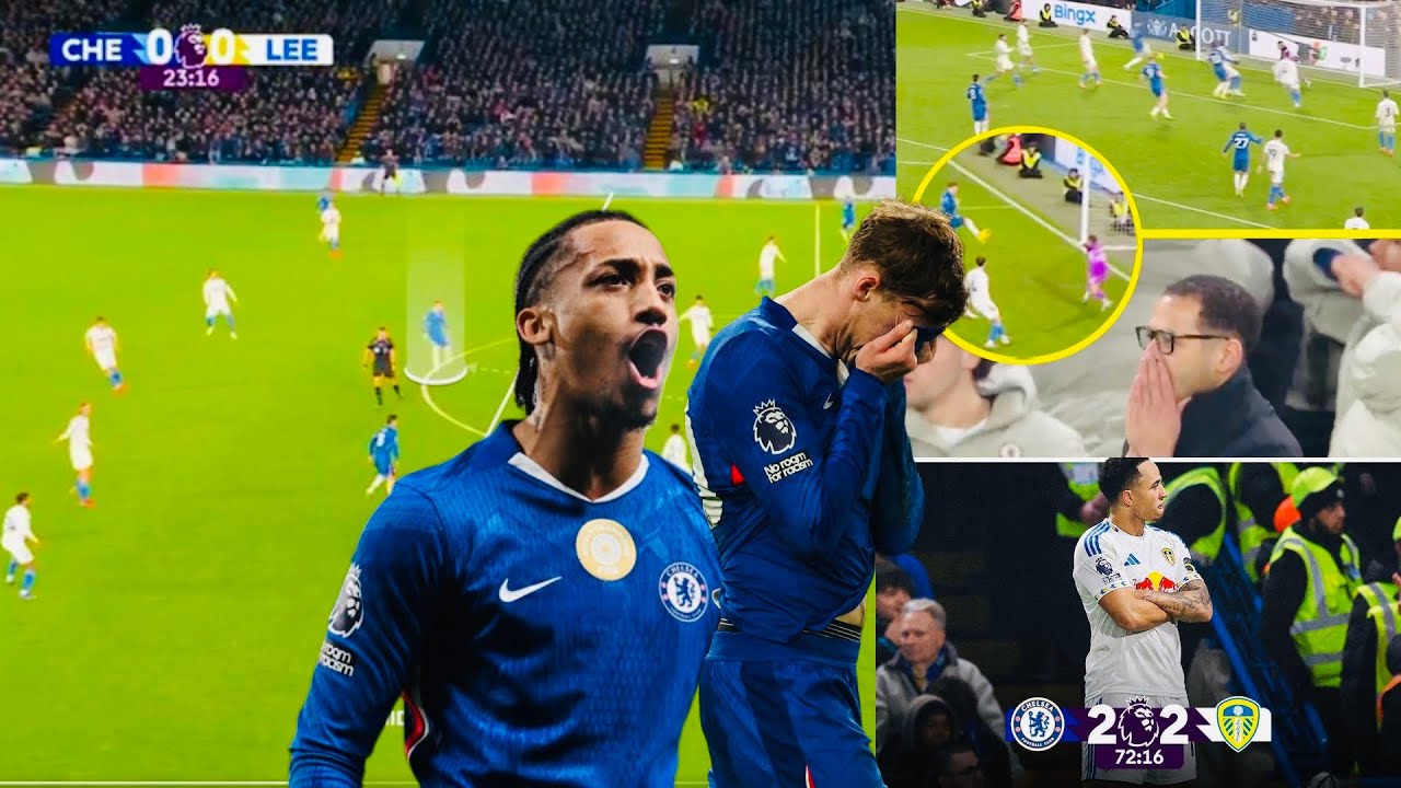 CHELSEA 2:2 LEEDS, JOAO PEDRO GOAL,COLE PALMER BIG MISS,MANCHESTER UNITED 1:1 WESTHAM