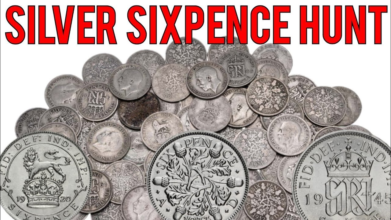 100 Silver Sixpence Coin Hunt
