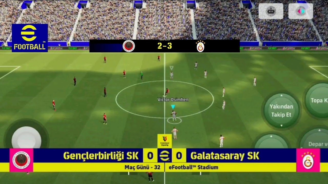 EFOOTBALL MOBİLE GAMEPLAY ( FUTBOL OYUNU  ) 