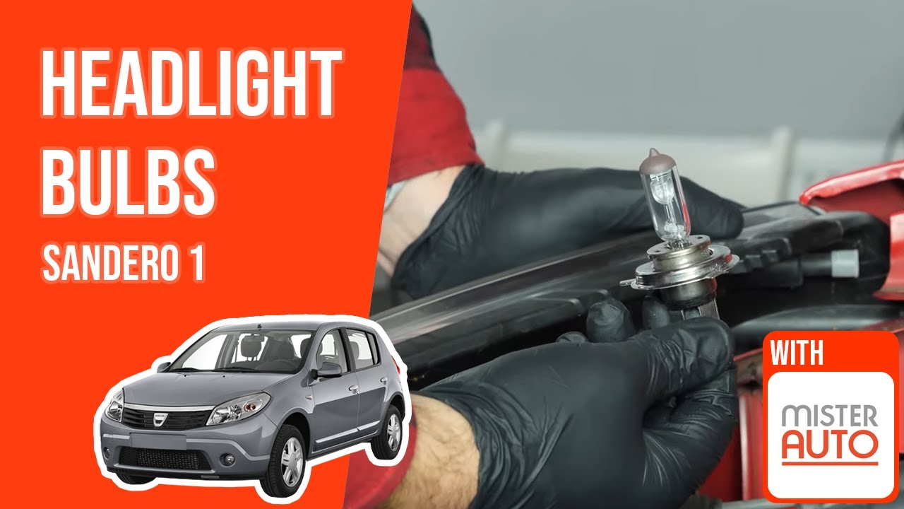 How to replace the headlight bulbs Sandero mk1 💡