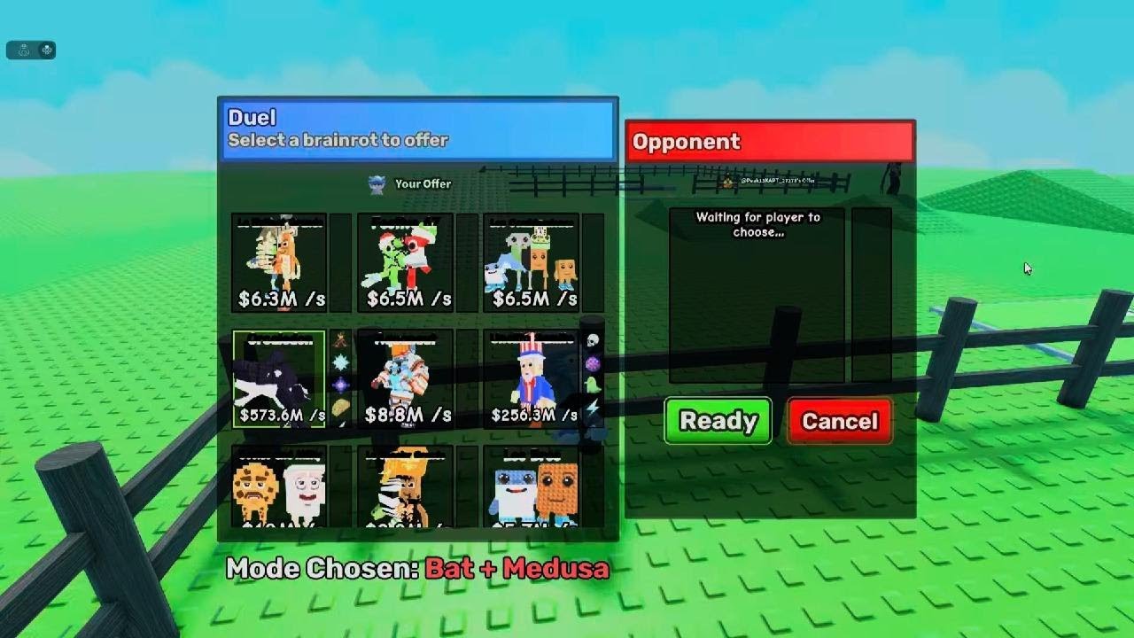 probando la nueva funcion de pvp cultiva un brainrot xd