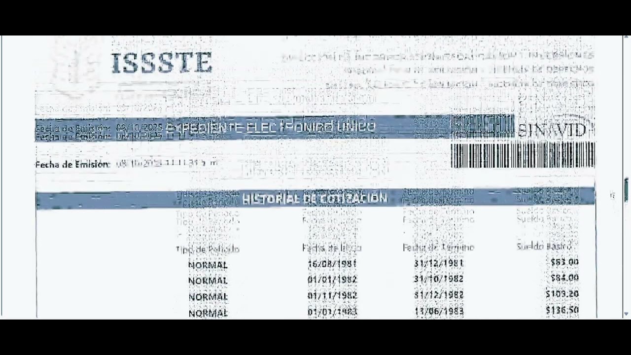 Cuentas Individuales ISSSTE SINAVID