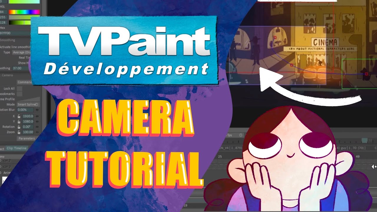 HOW TO USE THE CAMERA TOOL IN TVPAINT / HOW I MADE THIS