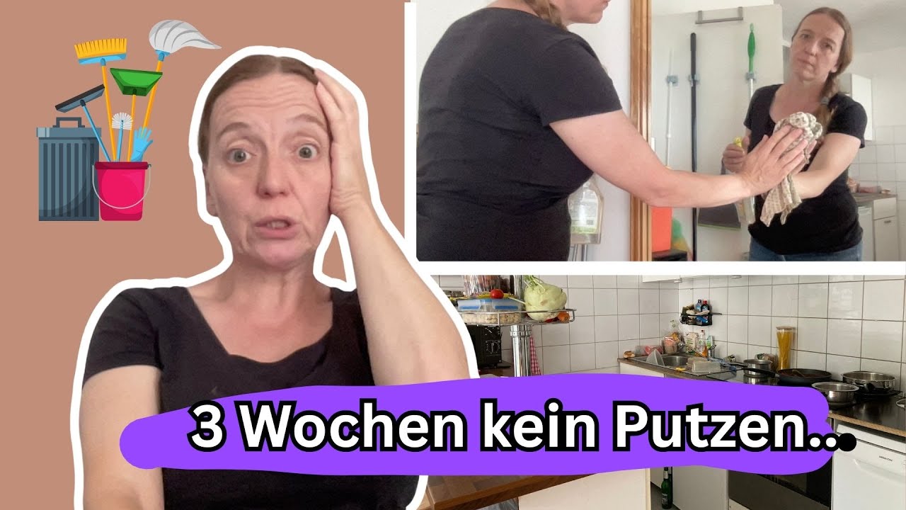 CLEAN WITH ME: Wohnung putzen nach 3 Wochen Chaos
